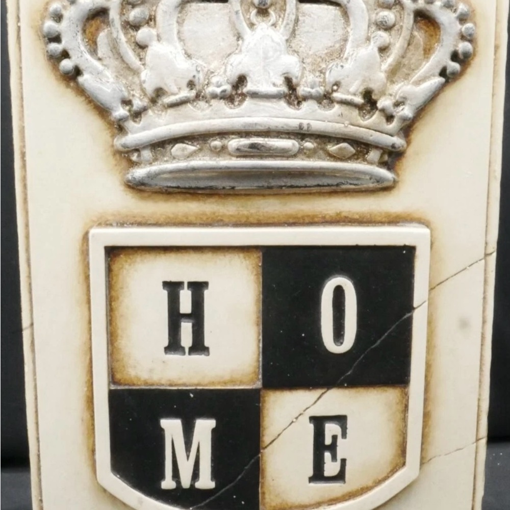 Sid Dickens Black and White Home Shield Plaque